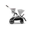 Cybex Gold Gazelle S babakocsi SILVER vázzal #Lava Grey-mid grey #522002705