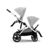 Cybex Gold Gazelle S babakocsi SILVER vázzal #Lava Grey-mid grey #522002705