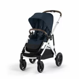   Cybex Gold Gazelle S babakocsi Silver vázzal #Ocean Blue- navy blue #522002707