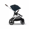 Cybex Gold Gazelle S babakocsi Silver vázzal #Ocean Blue- navy blue #522002707
