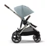 Cybex Gold Gazelle S babakocsi Taupe vázzal #Sky Blue - light blue #5220002709