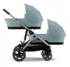 Cybex Gold Gazelle S Cot mózeskosár #Stormy Blue - light blue #524001245