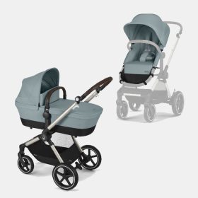   Cybex Gold Eos Lux TPE B babakocsi #Stormy Blue - light blue #524001283