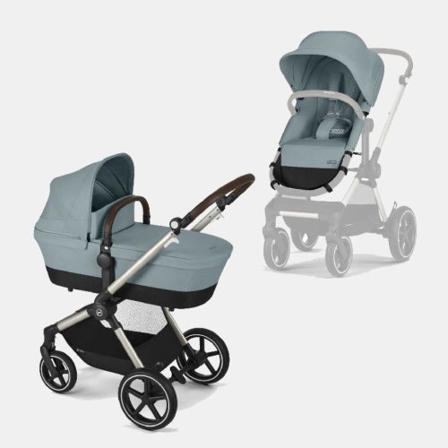 Cybex Gold Eos Lux TPE B babakocsi #Stormy Blue - light blue #524001283