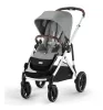 Cybex Gold Gazelle S babakocsi SILVER vázzal #Stone Grey-mid grey #524001289