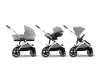 Cybex Gold Gazelle S babakocsi SILVER vázzal #Stone Grey-mid grey #524001289