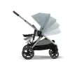 Cybex Gold Gazelle S babakocsi Taupe vázzal #Stormy Blue - light blue #524001297 2026