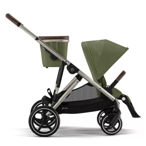 Cybex Gold Gazelle S babakocsi Taupe vázzal #Moss Green - khaki #525000121