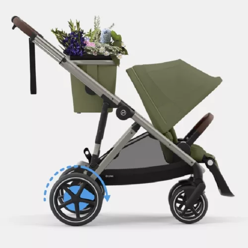 Cybex Gold eGazelle S elektromos babakocsi TPE #Moss Green - khaki #525000169