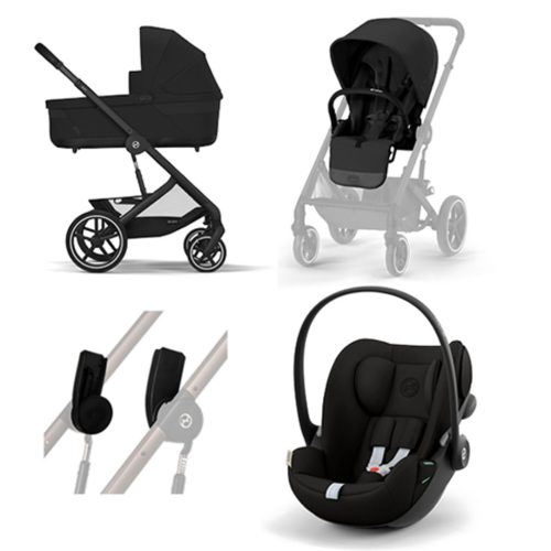 Cybex Gold Balios 3in1 Babakocsi Moon Black black 2025 One Box