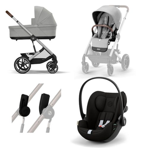 Cybex Gold Balios 3in1 Babakocsi Stone grey mid grey 2025 One Box