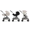 Cybex Gold MELIO Carbon babakocsi Dune Grey - grey #526000797