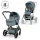 Cybex Gold Balios S Lux babakocsi TPE - összecsukható mózeskosárral #Stormy Blue - light blue #526001683 2026