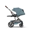 Cybex Gold Balios S Lux babakocsi TPE - összecsukható mózeskosárral #Stormy Blue - light blue #526001683 2026