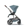 Cybex Gold Balios S Lux babakocsi TPE - összecsukható mózeskosárral #Stormy Blue - light blue #526001683 2026
