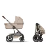 Cybex Gold Balios S Lux babakocsi TPE - összecsukható mózeskosárral #Almond Beige - beige #526001689 2026