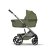 Cybex Gold Balios S Lux babakocsi TPE - összecsukható mózeskosárral #Moss Green - khaki #526001695 2026