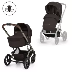   Cybex Gold TALOS S LUX TPE babakocsi - összecsukható mózeskosárral Chocolate Brown - brown #526001743 2026