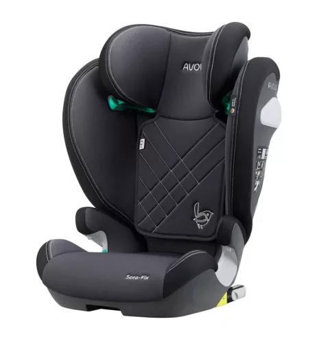Avova Sora-Fix autósülés #100-150cm #Grey-Black #AVO1111005