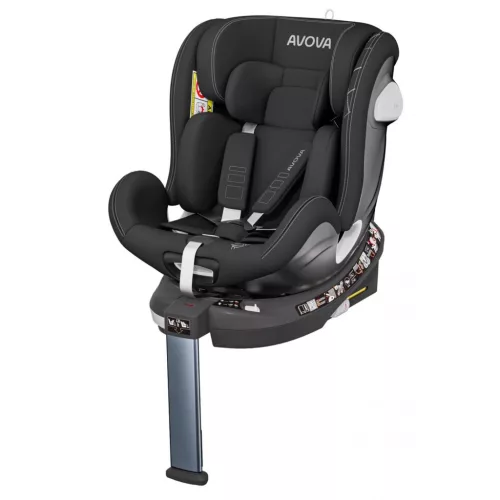 Avova Swan-fix I-SIZE gyerekülés 40-125cm Pearl Black #AVO1116021