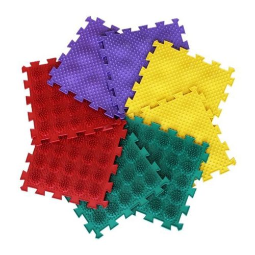 OrthoPuzzle Ortopédia masszázs szőnyeg szett #Hedgehog