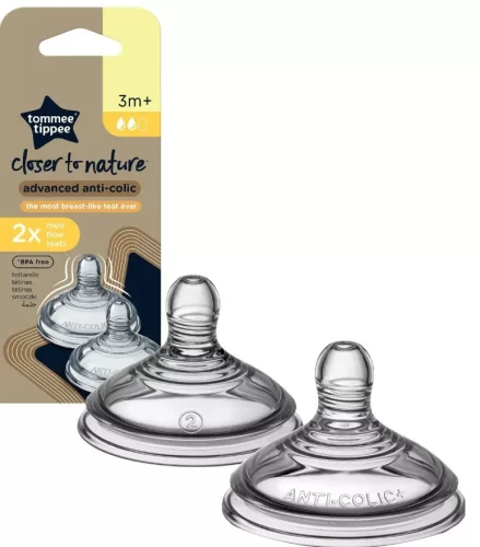 Tommee Tippee Advanced Anti-Colic etetőcumi #közepes folyású #2db #42112871