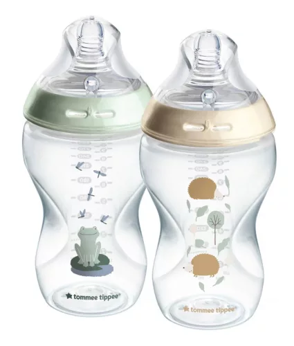 Tommee Tippee Natural Start cumisüveg duo #2x340ml #bézs-zöld #42263079