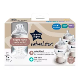 Tommee Tippee Natural Start cumisüveg #3x260ml #422729