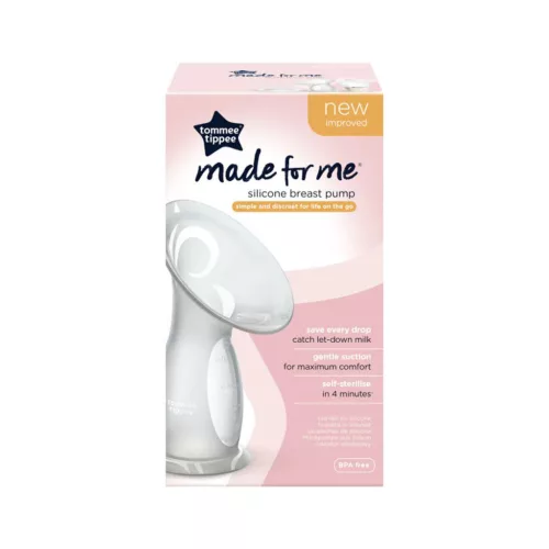 Tommee Tippee Made for Me szilikon kézi mellszívó és anyatejgyűjtő #423644