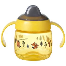   Tommee Tippee Superstar weaning sippee csőrös pohár 190ml #sárga #447827
