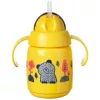 Tommee Tippee Superstar training straw szívószálas pohár 300ml #sárga #447831