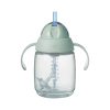Tommee Tippee Trainer Straw súlyozott szívószálas zöld pohár 240ml 6hó+