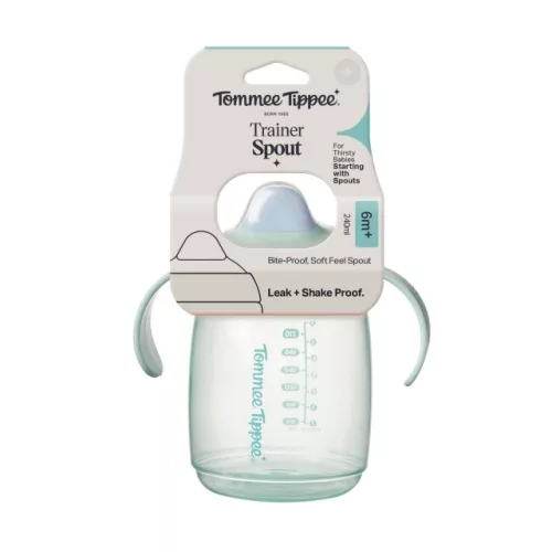 Tommee Tippee Starter Spout csőrös itatópohár 240ml 6hó zöld #448009 2025