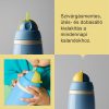 Tommee Tippee Active Straw Insulated szívószálas hőtartó pohár kék 266ml 12 hó+