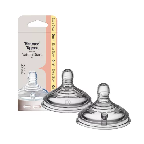 Tommee Tippee Natural Start extra lassú folyású cumisüveg cumi 2 db #450000