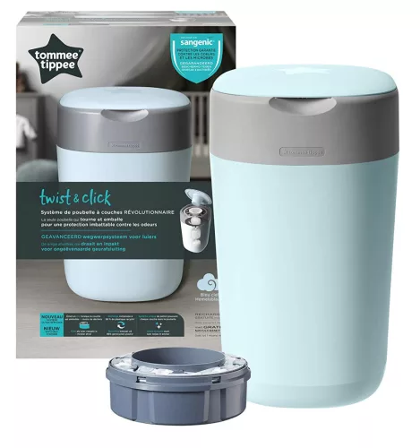 Tommee Tippee Sangenic TwistnClick Pelenkatartó vödör #kék #85101701