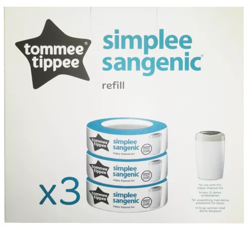 Tommee Tippee Sangenic Simplee pelenkacsomagoló utántöltő #3db #87033501