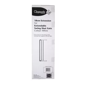 Clippasafe Swing Shut Ajtórács toldó 18cm #139-2W