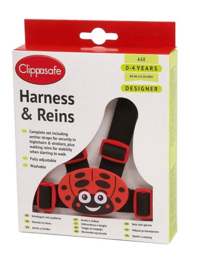 Clippasafe Ülésrögzítő és kantár #fekete-piros