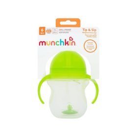   Munchkin Tip and Sip Any angle súlyozott szívószálas itatópohár #207ml #zöld #11888-1225602