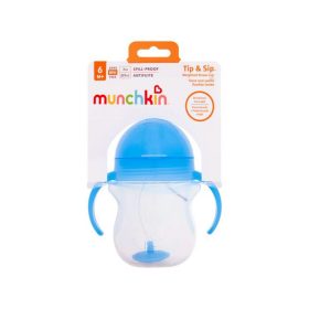   Munchkin Tip and Sip Any angle súlyozott szívószálas itatópohár #207ml #kék #11888-1225702
