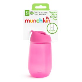   Munchkin Simple Clean itatópohár #296ml #rózsaszín #11275-90019