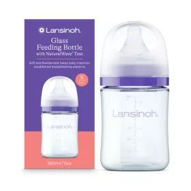 Lansinoh 160 ml üveg cumisüveg
