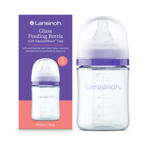 Lansinoh 160 ml üveg cumisüveg