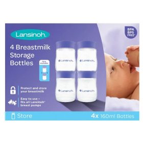 Lansinoh Anyatejtároló palackok 160ml 4db #20517