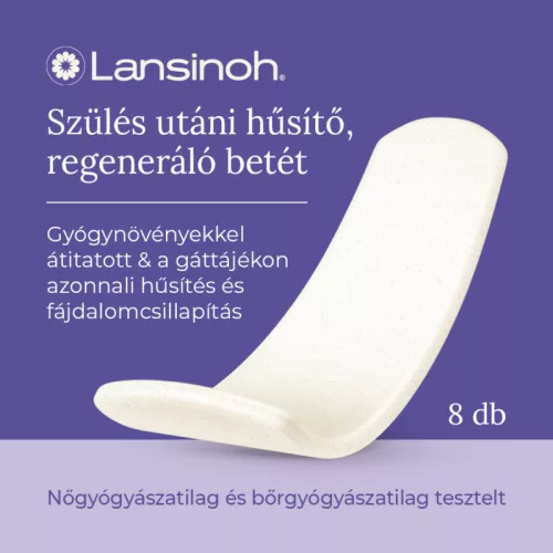 Lansinoh szülés utáni hűsítő regeneráló betét 8db