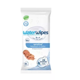   WaterWipes Biológiailag Lebomló Nedves törlőkendő műanyagmentes 28db