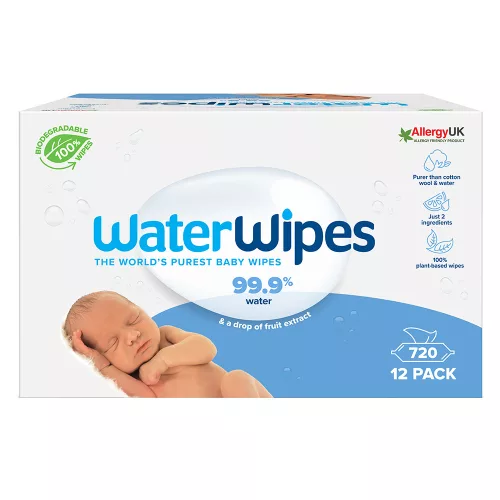 WaterWipes BIO Nedves törlőkendő #12x60db Mega Pack