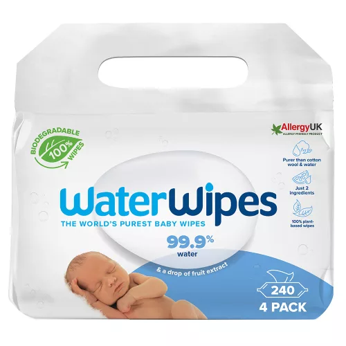 WaterWipes BIO Nedves törlőkendő #4x60db