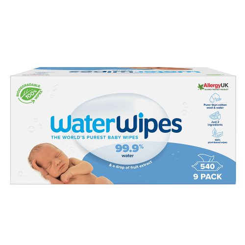 WaterWipes BIO Nedves törlőkendő #9x60db